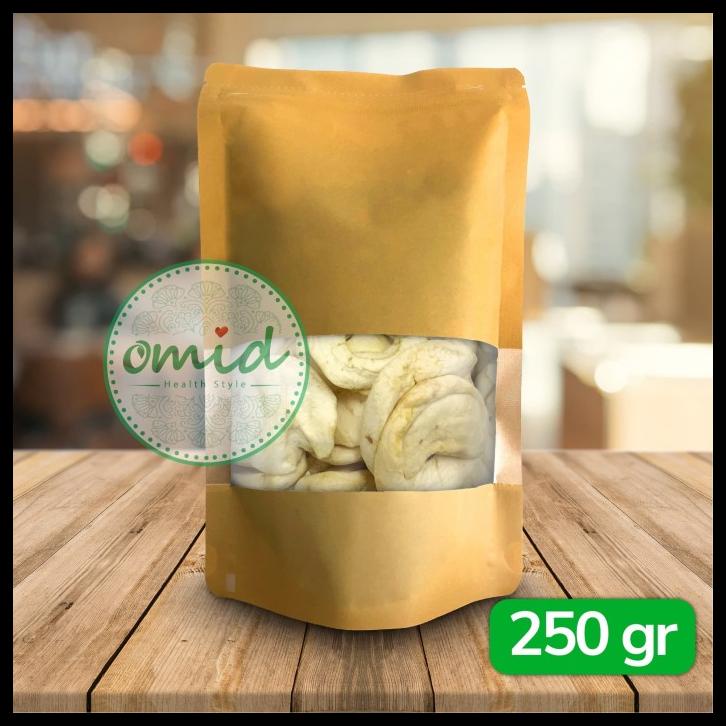 

Dried Apple Rings (Cemilan / Keripik Buah Apel Iris Kering) 250Gr