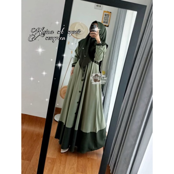 TERBARU❤Rheina set syar i Athata Exclusive by Dzee