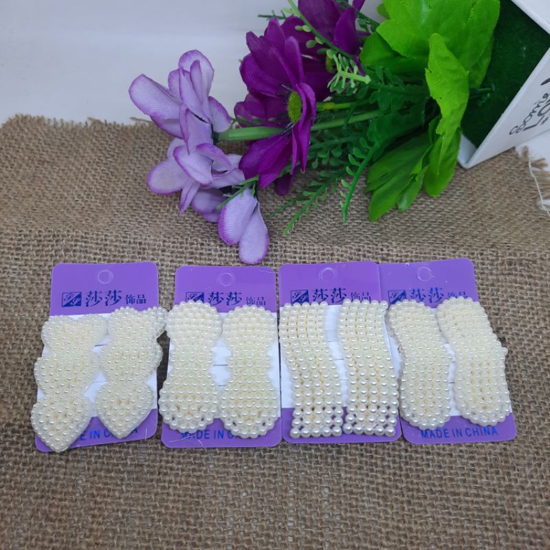 Jepit Rambut Mutiara Isi 1sett Jepit Rambut Tip Top Mutiara 5cm