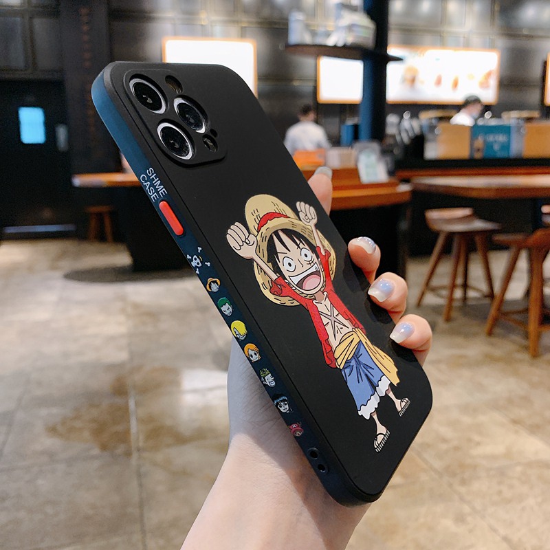 Anime ONE PIECE Soft Case OPPO A9 A5 A31 A53 A33 2020 A15 A15S A35 A3S A7 A5S A12 A52 A92 A91 Reno 3 A37 F1S F1 Plus Reno 2 4 5 F A74 A95 A54 F9 Pro Realme C1 8 Pro A93 F11 Matte Casing-4