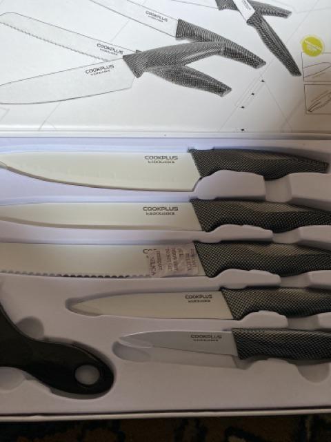 Lock & Lock Cookplus Knife 5p Dan 6p Set With Color Box / Pisau Lock N Lock