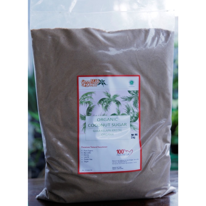 

(BISA COD) Gula Kelapa Organik 3 Kg harga distributor - Organic Coconut Sugar