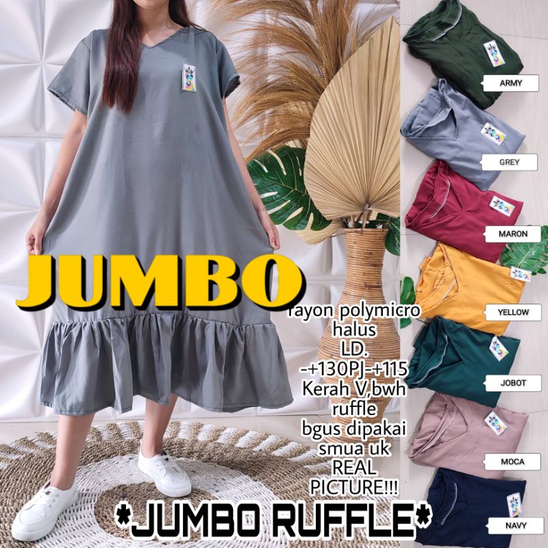 DASTER BISA COD/BAYAR DI TEMPATDASTER VIRAL RUFFLE KRIWIL MURAH/ DASTER RUFFLE POLOS/ DASTER JUMBO (