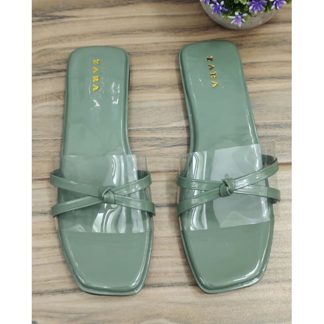 sandal flat wanita selop