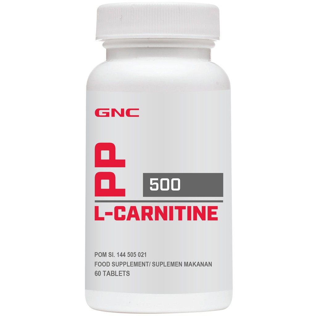 GNC PP L-Carnitine 500 60 Tablet/ Pengiriman khusus via JNE