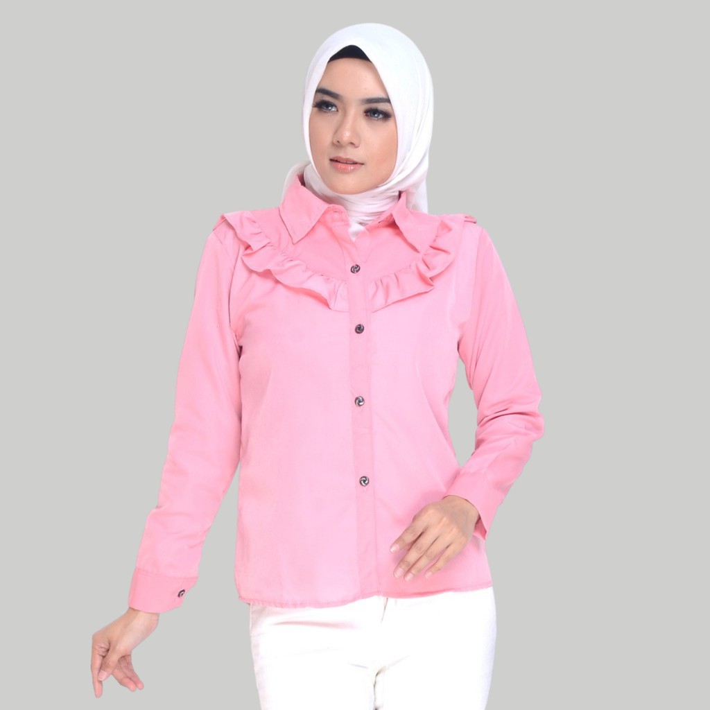 Monellina 0652 Kemeja Wanita Lengan Panjang-3