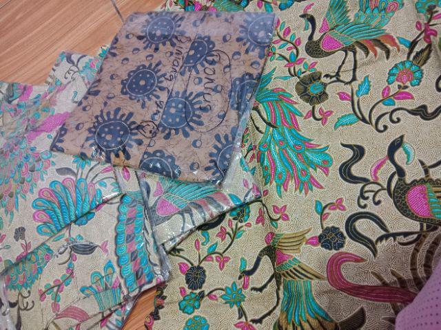 Batik Couple Notoarto Batik Ipnu-ippnu Kemeja Pria Sogan Lawasan Manuk Kembar Katun Cap Solo Baru