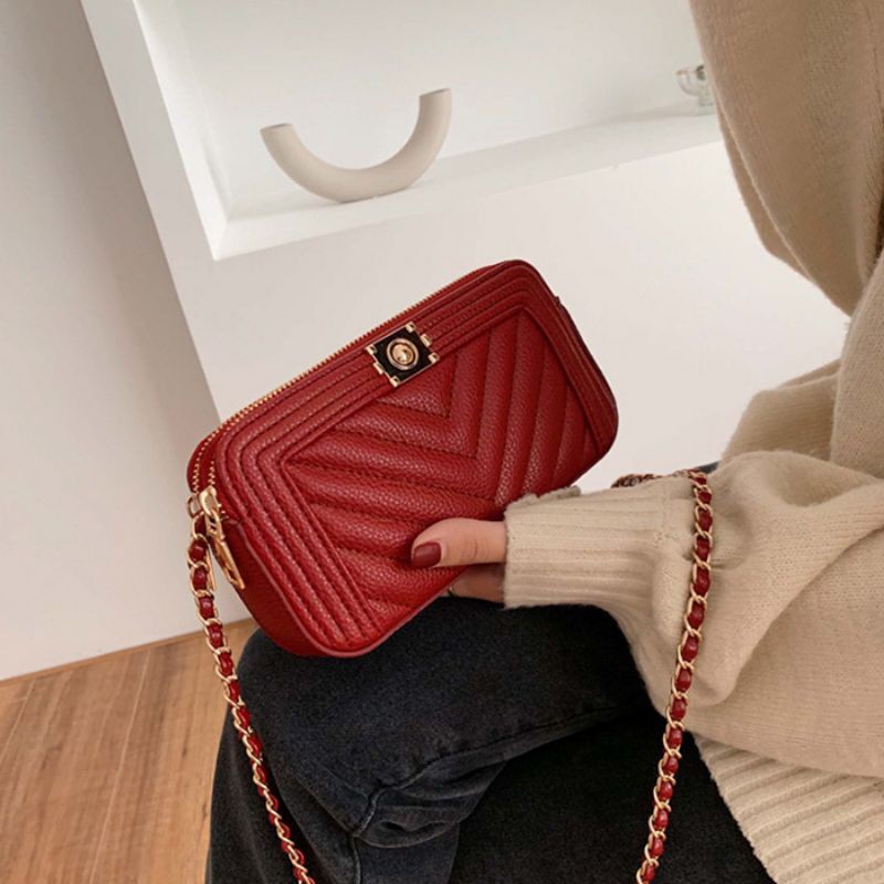 GROSIR TAS WANITA IMPORT MEDAN MURAH TAS SELEMPANG SLINGBAG CLUTCH BORDIR PERSEGI