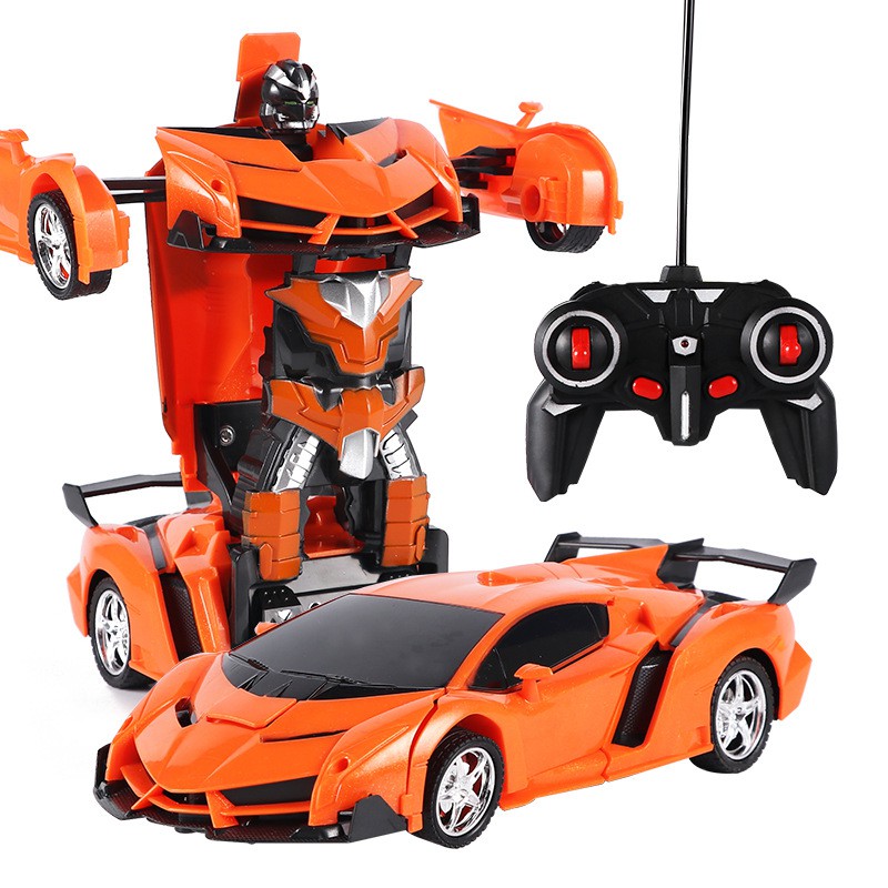 Mainan Anak RC Mobil Transformers Jadi Robot -271KX