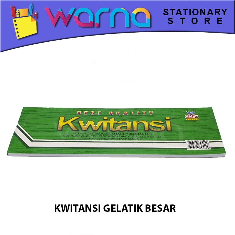 BUKU KWITANSI/KUITANSI/KWITANSI GELATIK BESAR