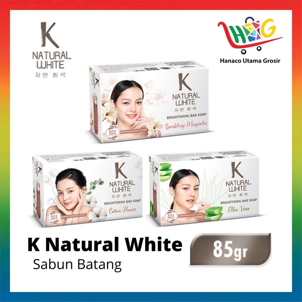 K Natural White Sabun Batang 85 gr