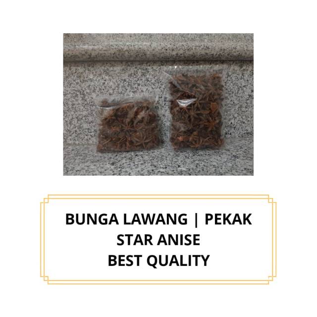 

BUNGA LAWANG PEKAK 50GR