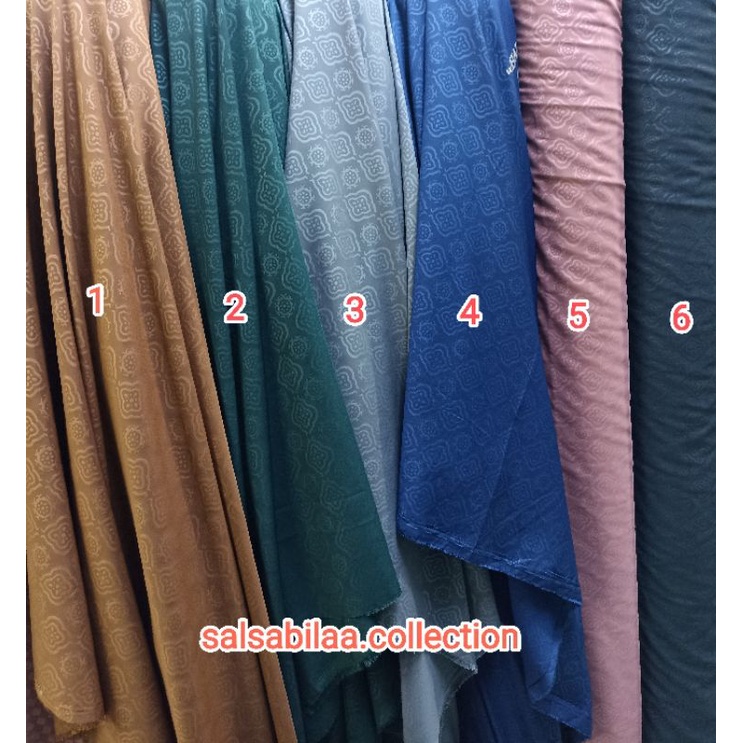 Kain wolfis embos premium lingkar gold