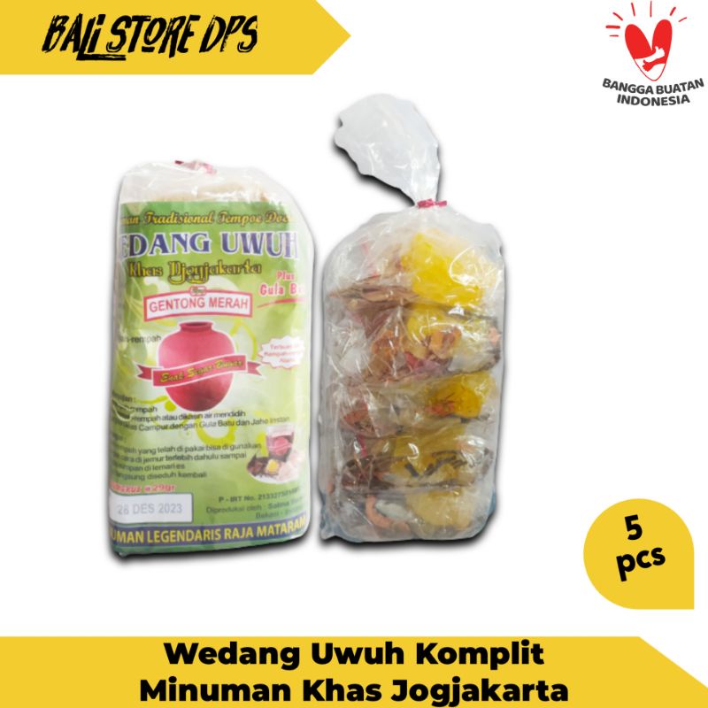 

Wedang Uwuh Komplit Perbungkus isi 5 pcs Asli Denpasar Bali