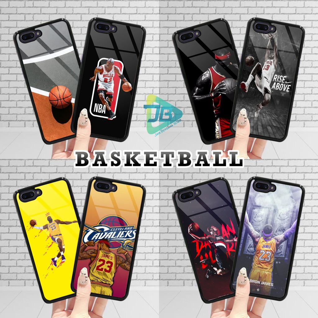 HARDCASE 2D GLOSSY BASKETBALL OPPO VIVO XIAOMI SAMSUNG REALME IPHONE ALL TYPE JB4672