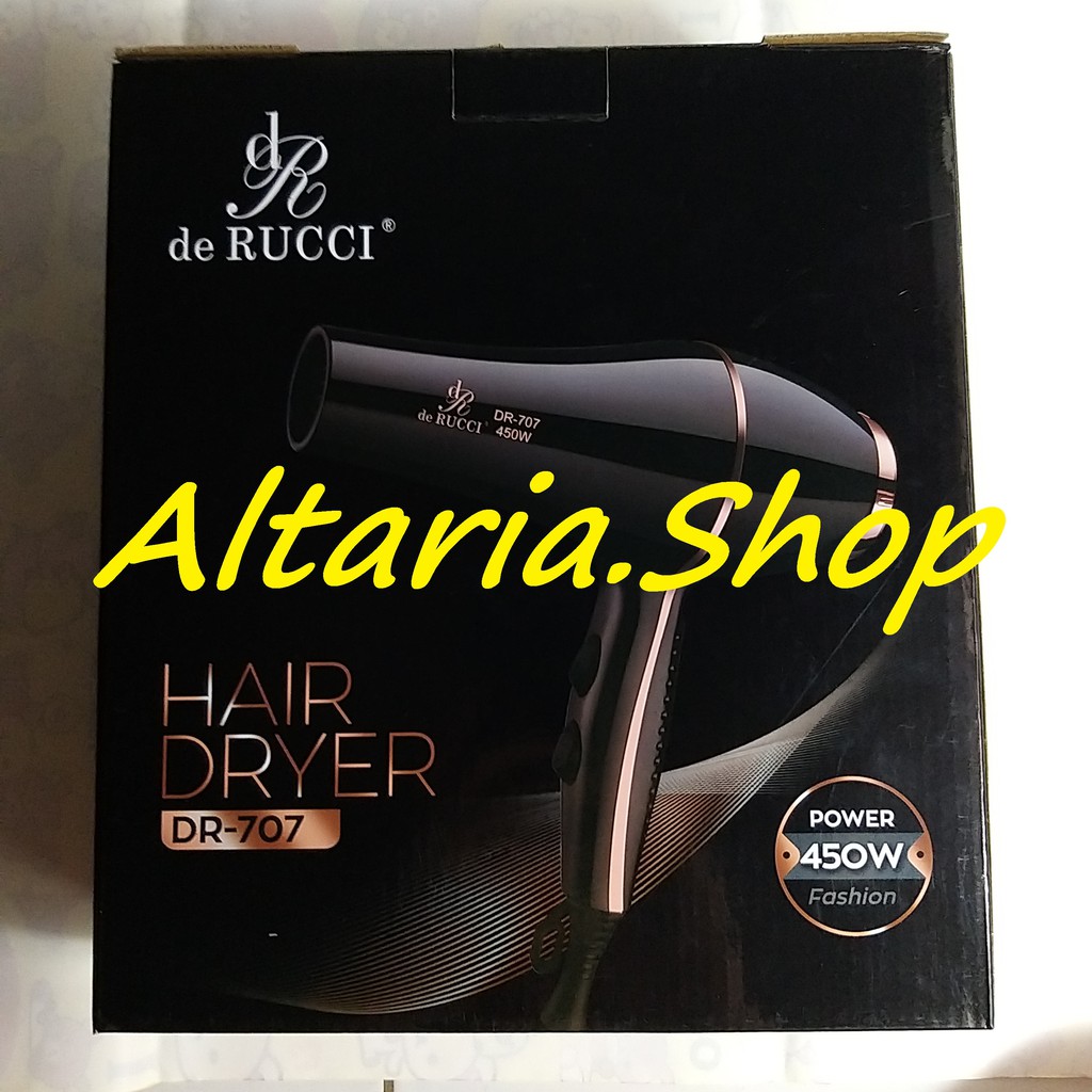 Hairdryer De Rucci DR-707 / FASHION HAIRDRYER DeRucci 100% ORIGINAL