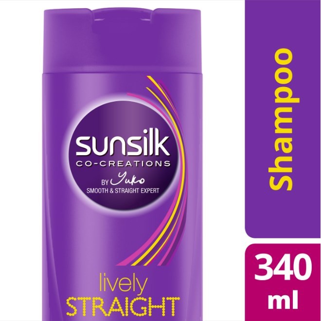 Sunsilk Shampoo Lively Straight 340ml Unilever