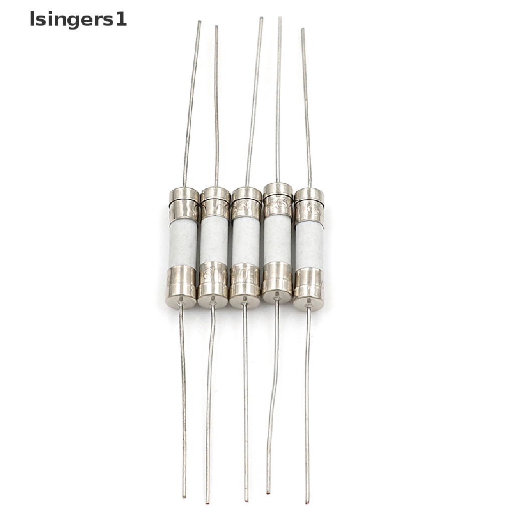 (lsingers1) 5pcs Sekring axial 10A 250V Bahan Keramik Untuk lcd-tv etc 5x20mm