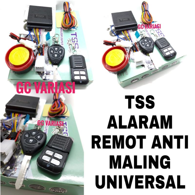 ALARAM TSS UNIVERSAL MOTOR/ALARAM MOTOR/ALARAM REMOT KONTROL TSS UNIVERSAL MOTOR/KUNCI ALARAM REMOT 