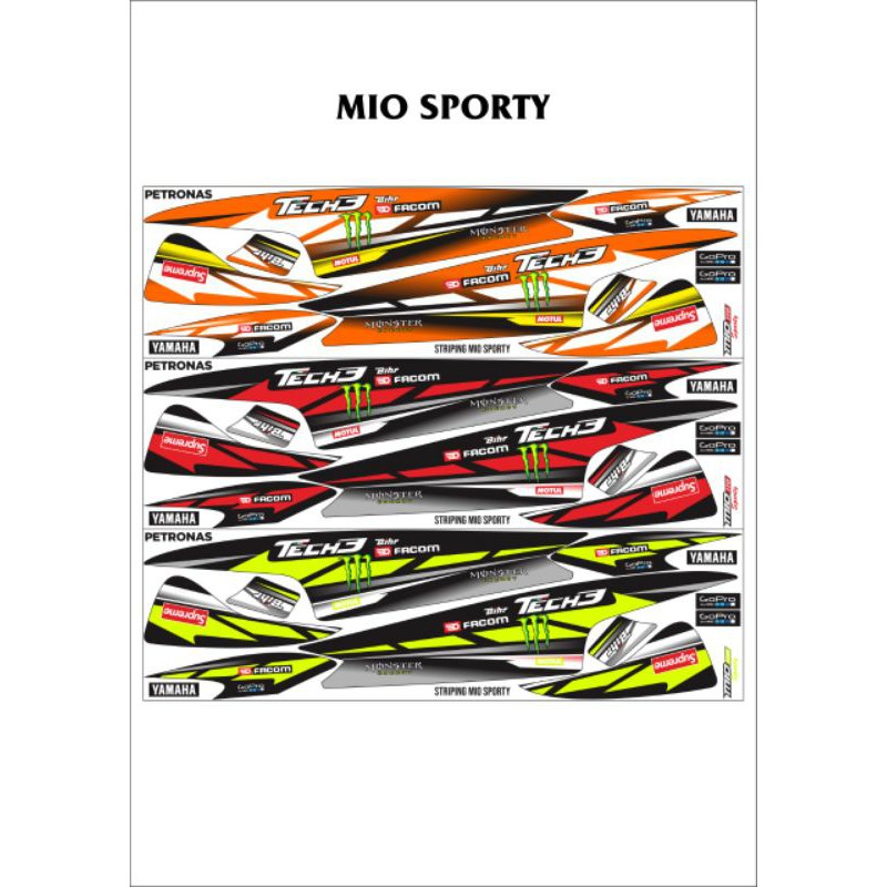 Striping lis motor mio sporty
