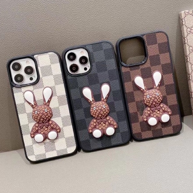 LV RABBIT IPHONE LEATHER CASE 7 8 8+ X Xs Xr Xsmax 11 11pro 11promax 12 12pro 12promax 13 13pro 13promax