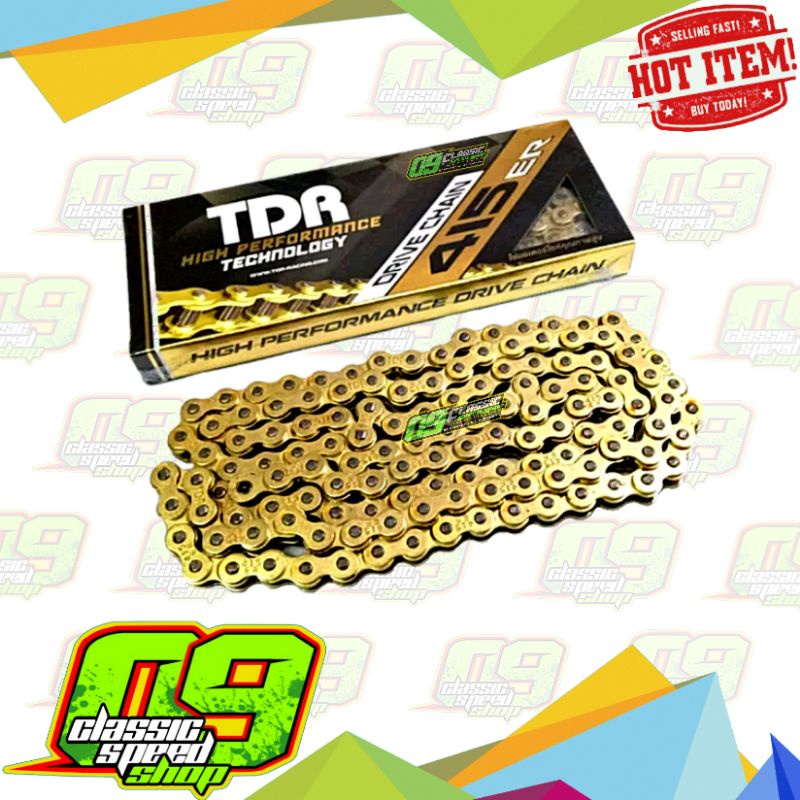 Rantai Rante TDR 415ER 415 ER 130 L Gold