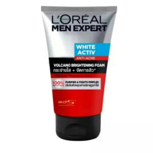 Loreal Men Expert White Active Anti-Acne Volcano Brighteing Foam