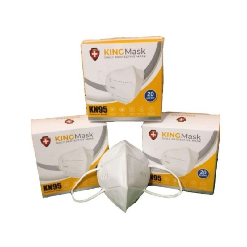 Masker Medis KN95 Kingmask 5 ply premium medis kemenkes isi 20