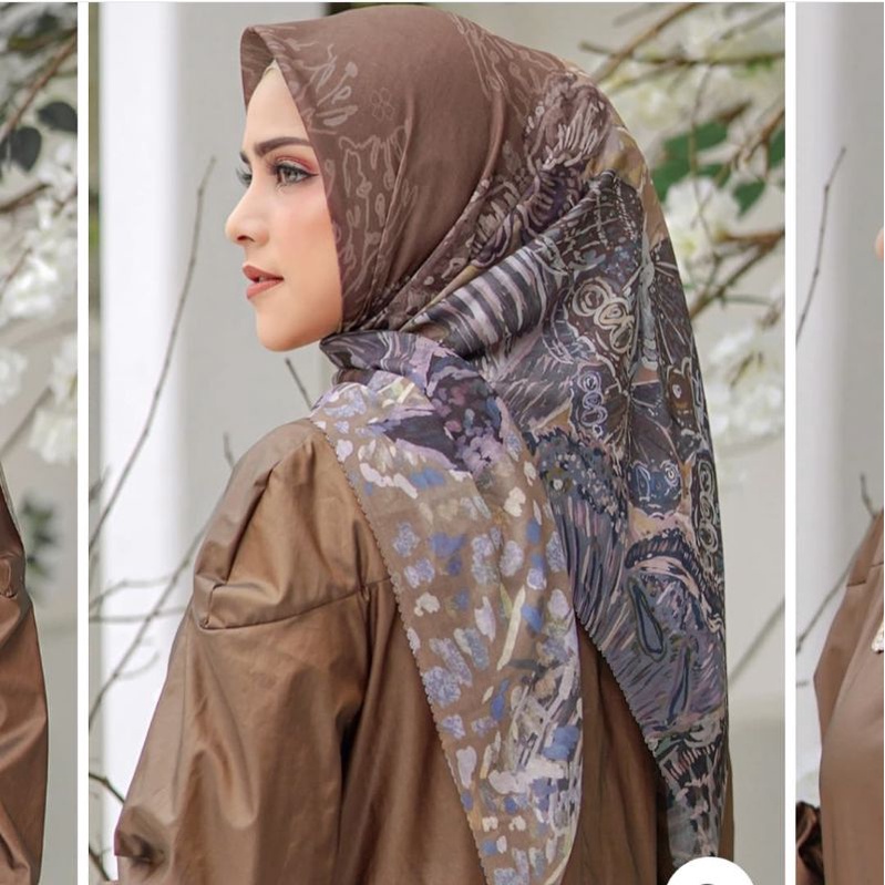 Buttonscarves preloved farsha rustic brown