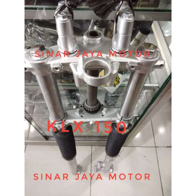 Shock depan klx 150 - cross - trail - assy 1set custom