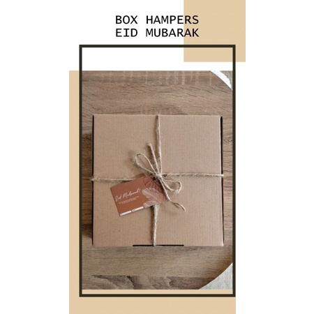 

BOX HAMPERS/ GIFT BOX/ BUNGKUS KADO (TALI RUSTIC)
