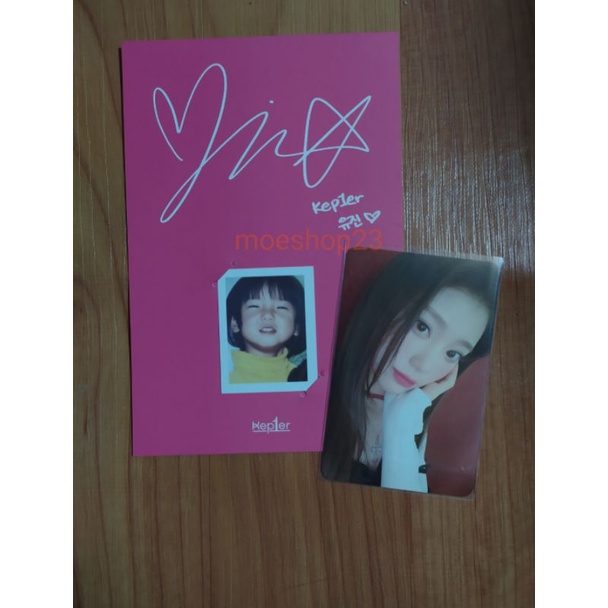 READY KEP1ER XIAOTING KTOWN + BABY CARD YUJIN