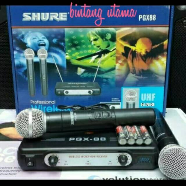 MIC  WERELESS SHURE  PG-88(HANDHELD)murah kualitas bagus.