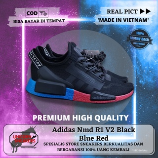 adidas nmds blue and red