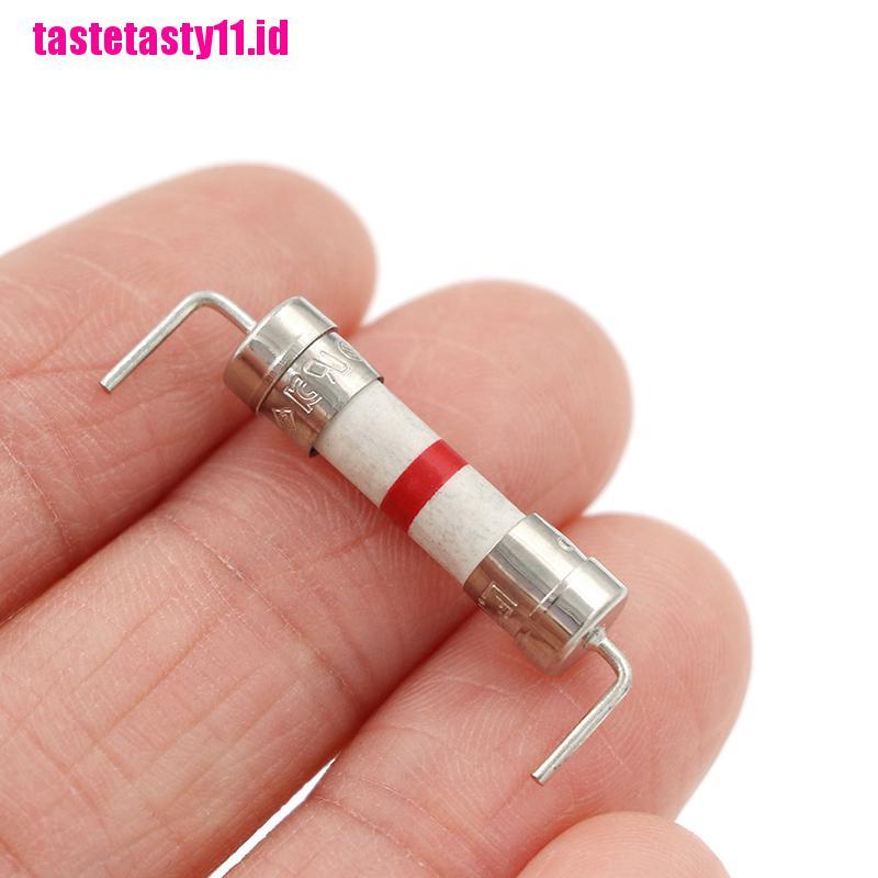 【TTID】5Pcs 8A 250V 5*20mm ceramic body time-lag axial lead fuse