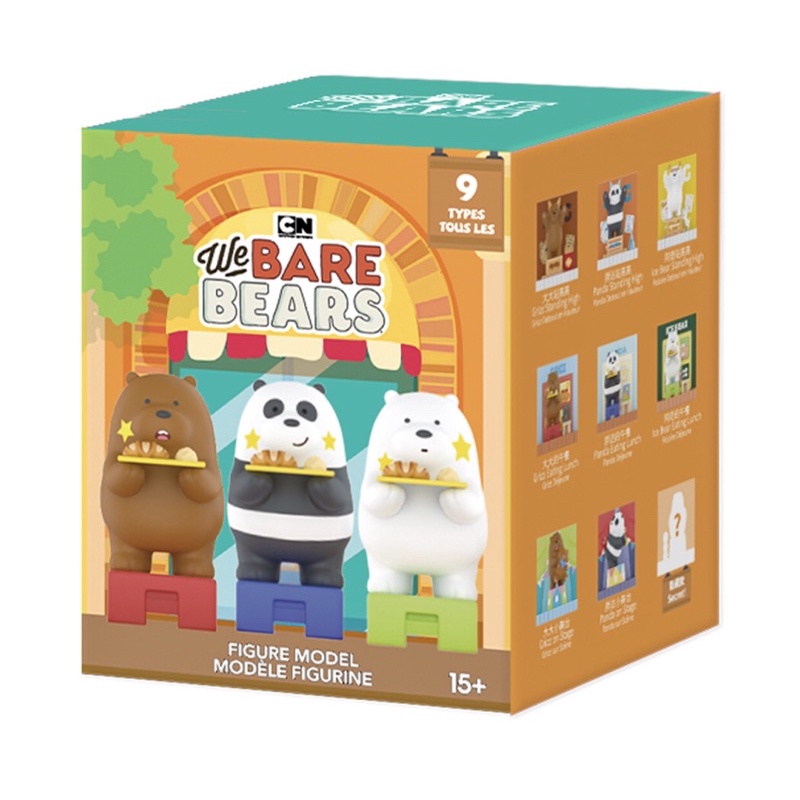 WE BARE BEARS MINI FUN COLLECTION FIGURE MODEL BLIND BOX MINISO