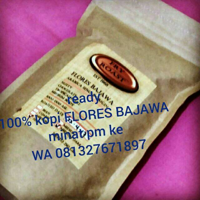 

Kopi Flores ( robusta & arabika )