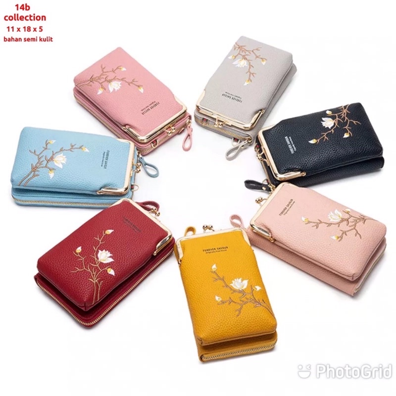 Tas selempang wanita Dompet HP dompet wanita tas kecil tas kondangan simple FOREVER SAYOUR dompet slingbags