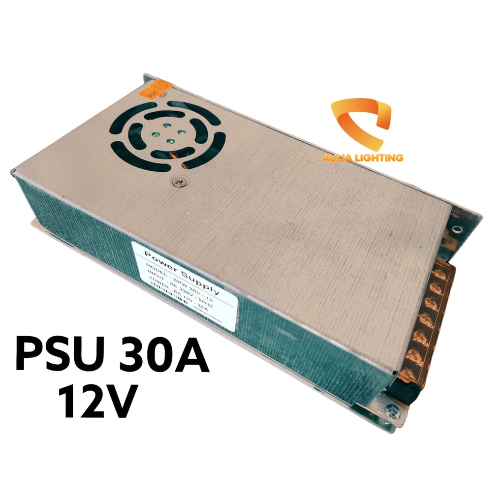 Power Supply 12V 30A 360W Output Power and 220V Input Voltage switching 30 Ampere CCTV DVR LEd strip