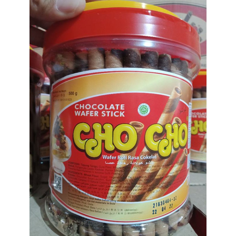 

cho-cho wafer roll coklat 500gr