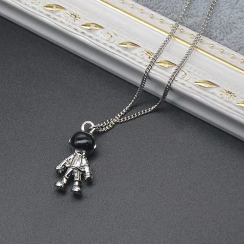 Creative Astronaut Necklace New Sweater Chain Unisex Neck Jewelry