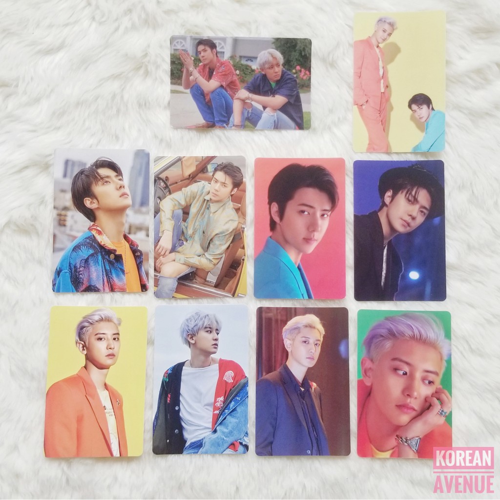 [Official] EXO SC - What A Life Photocard Sticker Pack - Sehun Chanyeol Album