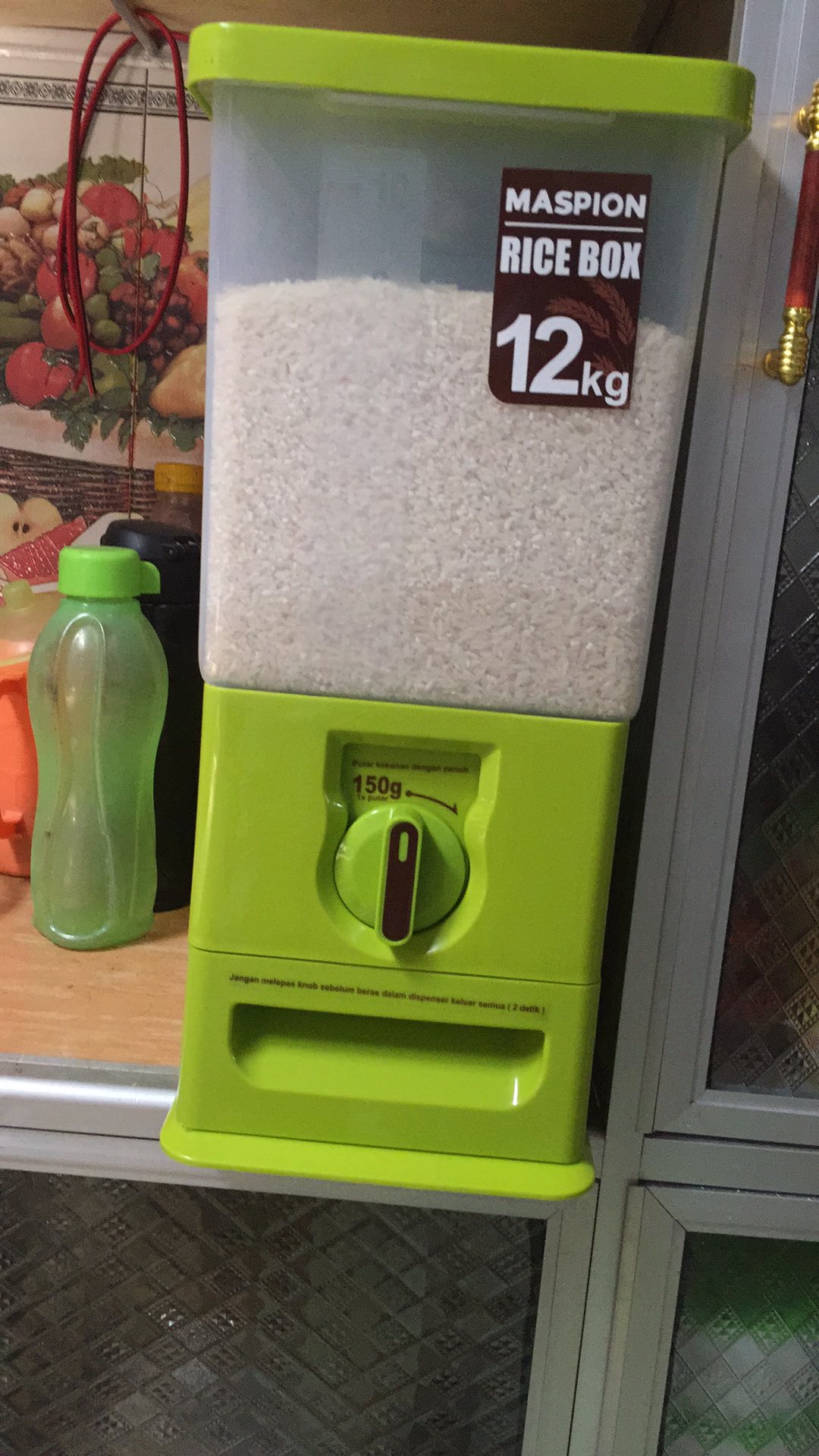 Rice Box - Tempat Penyimpanan Beras Kapasitas 12 Kg Maspion Mrd-12 / Mrd 12