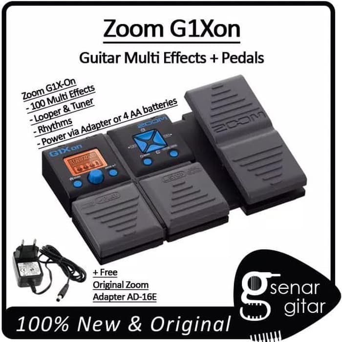 Efek gitar zoom G1Xon