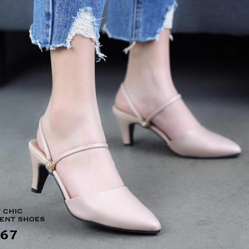 Hells Pesta Hels Tahu Heels 5Cm Wanita High Heels Pesta Artemis Dranatha Heels Kaca Sepatu High Heel