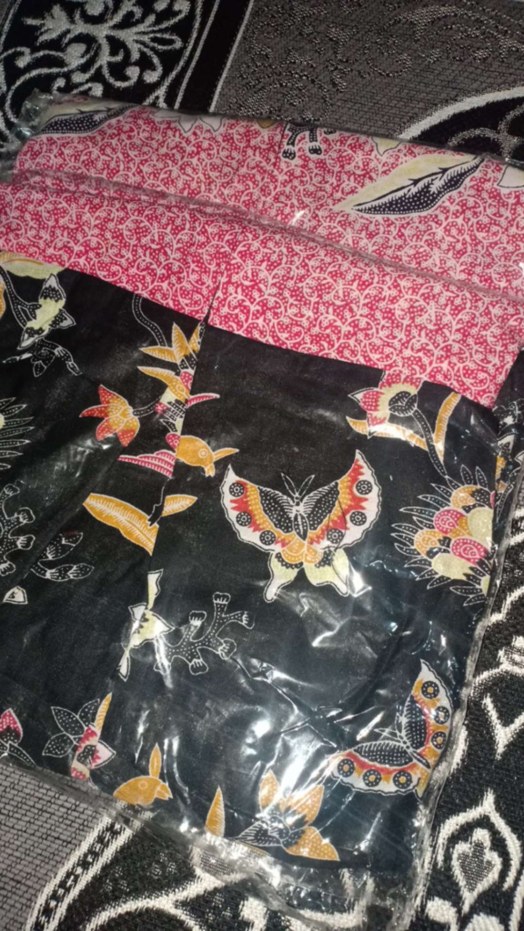 Batik Couple Keluarga Sania Ruffle Ori Ndoro Jowi Dnt Motif Phonik