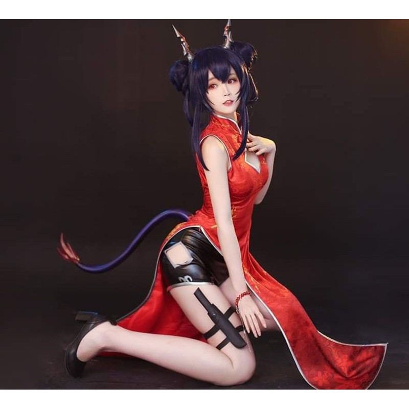 fullset cosplay costume chen cheongsam arknights brand monenjoy