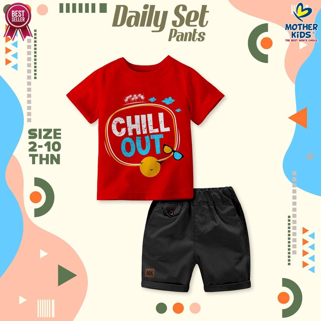 Setelan anak Chinos Short Pant Daily By Mother Kids