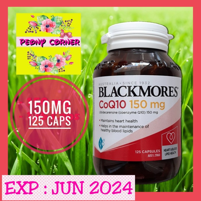 PROMO Blackmores CoQ10 co q10 co q 10 coq10 coEnzyme 150mg 125 Capsules