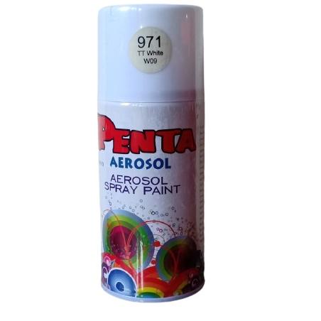 

[KODE PRODUK ZMJA995] Cat semprot pylox PENTA 300 ml ( 971 ) TT White W09 (putih) Agya Ayla